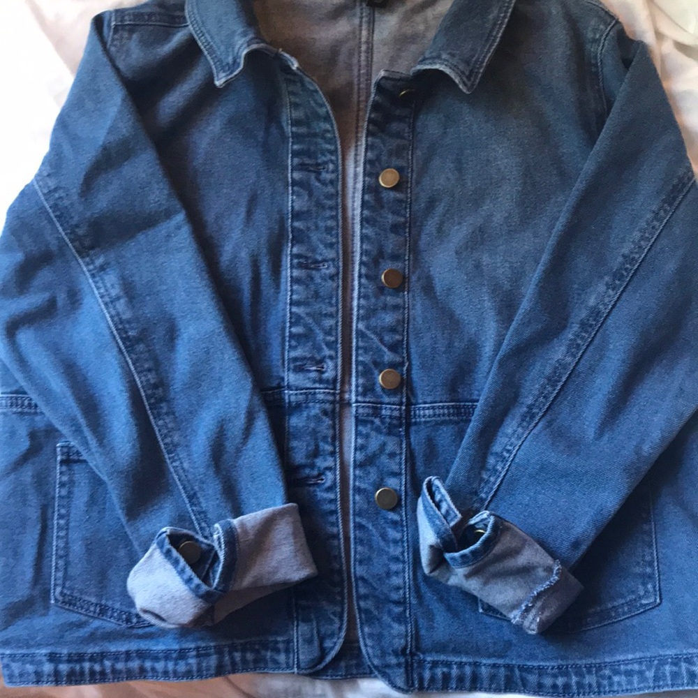 Normal washed jean jacket